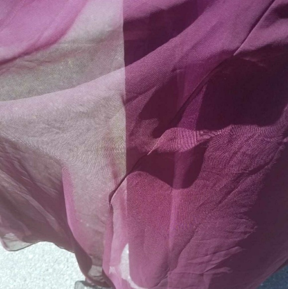 Plum evening dress - Picture 5 of 5